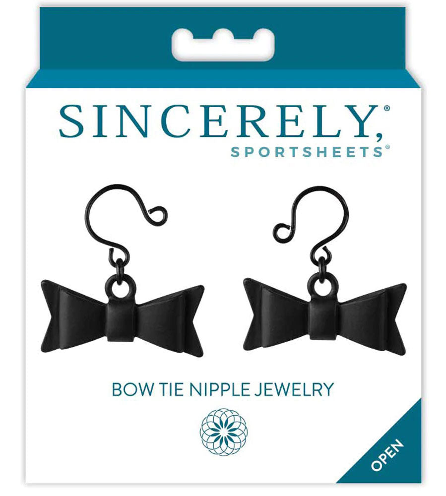 Bow Tie Nipple Jewelry - Black Sale Specials