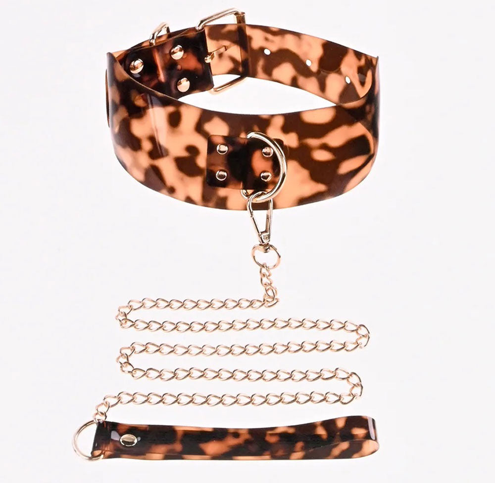 Sincerely Amber Collar With Leash Sale Specials