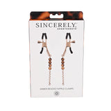 Sincerely Amber Beaded Nipple Clamp Sale Specials