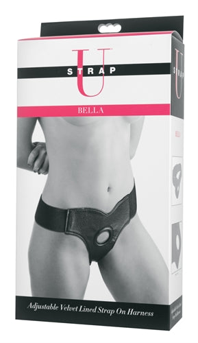 Bella Adjustable Velvet Lined Strap-on Harness XR Brands Strap U