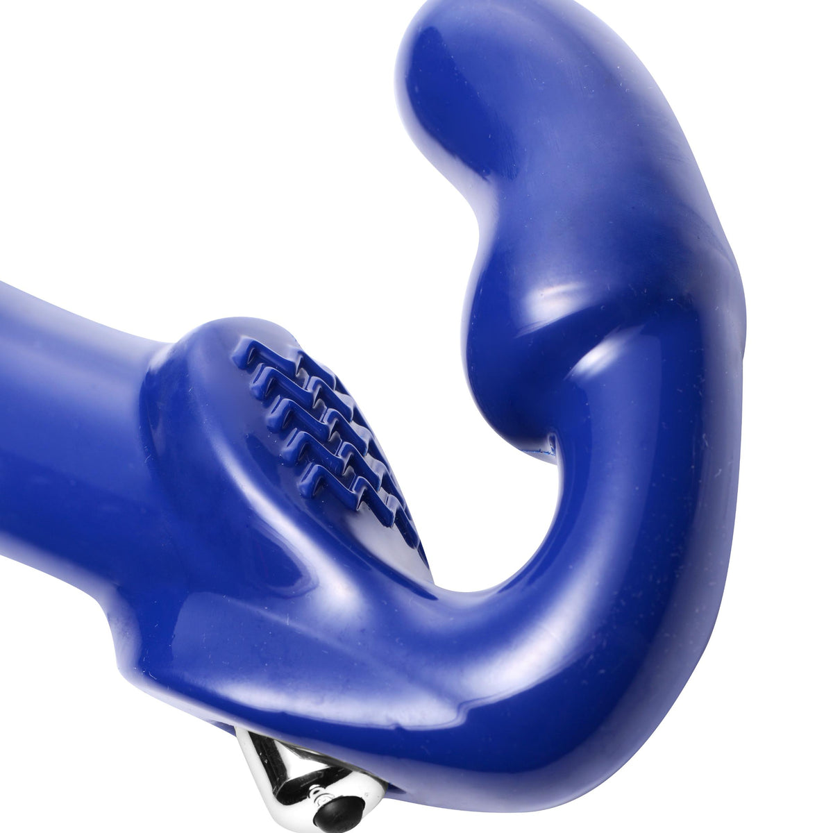 Revolver II Vibrating Strapless Strap on Dildo -  Blue XR Brands Strap U