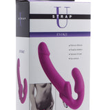 Evoke Vibrating Strapless Silicone Strap-on Dildo XR Brands Strap U