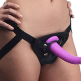 Navigator Silicone G-Spot Dildo With Harness XR Brands Strap U