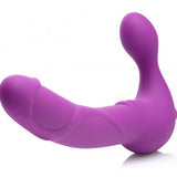 Royal Revolver Vibrating Strapless Strap- on Dildo - Purple XR Brands Strap U