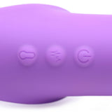 10x Ergo- Fit G-Pulse Inflatable and Vibrating  Strapless Strap- on - Purple XR Brands Strap U