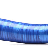 G-Tastic 7 Inch Metallic Silicone Dildo - Blue XR Brands Strap U