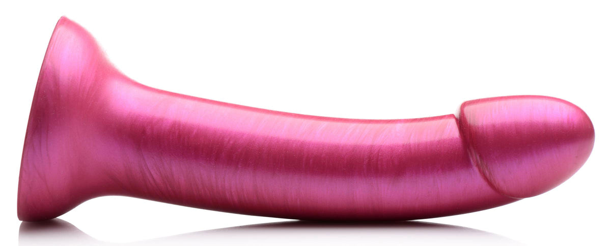 G-Tastic 7 Inch Metallic Silicone Dildo - Pink XR Brands Strap U