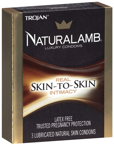 Trojan Naturalamb Luxury Condoms - 3 Pack Trojan Condoms