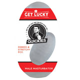 Get Lucky Quickies Ribbed and Stretchy Egg Male Masturbator Voodoo Toys