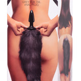 Grey Fox Tail Anal Plug XR Brands Tailz