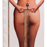 Extra Long Mink Tail Metal Anal Plug XR Brands Tailz