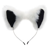 White Fox Tail Anal Plug and Ears Set XR Brands Tailz