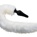 White Fox Tail Anal Plug and Ears Set XR Brands Tailz