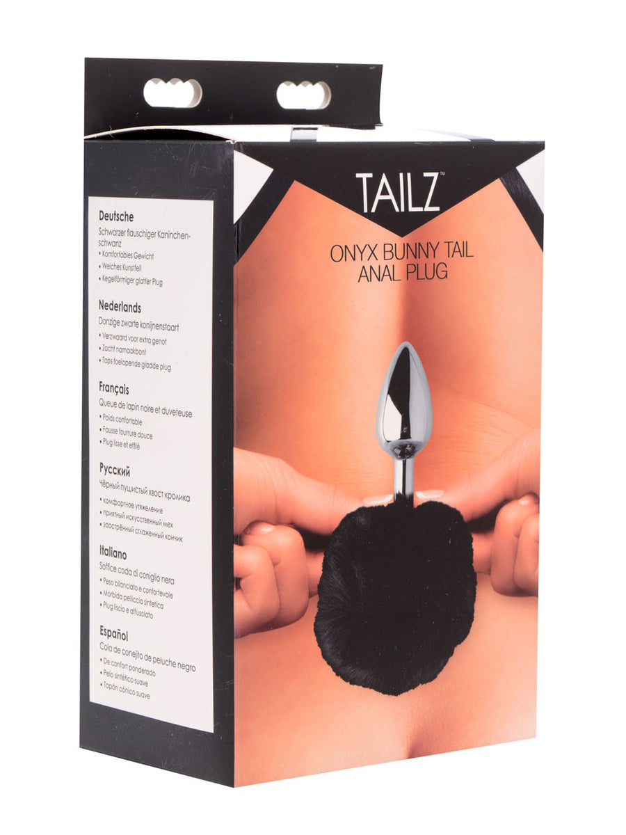 Onyx Bunny Tail Anal Plug XR Brands Tailz