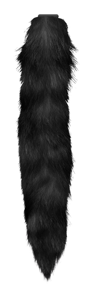 Interchangeable Black Fox Tail XR Brands Tailz