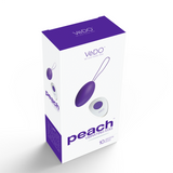 Peach Vibrating Egg - Into You Indigo VeDO