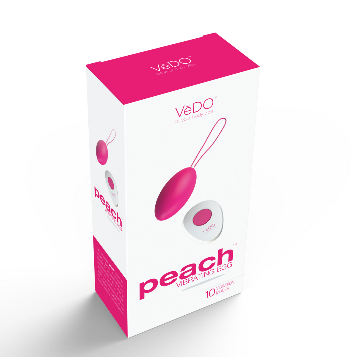 Peach Vibrating Egg - Foxy Pink VeDO