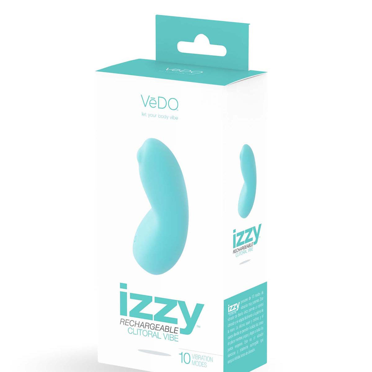 Izzy Rechargeable Vibe -Turquoise VeDO