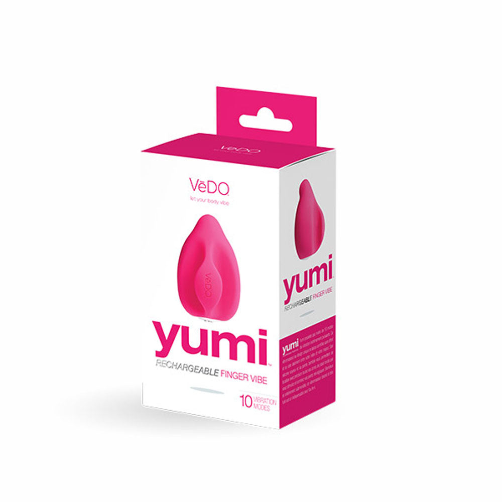 Yumi Rechargeable Finger Vibe - Foxy Pink VeDO