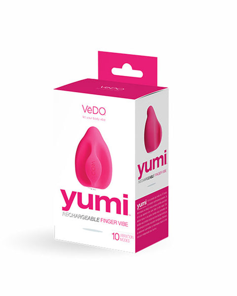 Yumi Rechargeable Finger Vibe - Foxy Pink VeDO