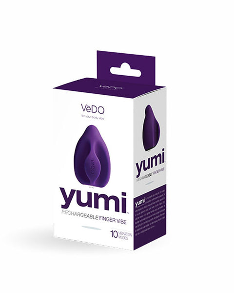 Yumi Rechargeable Finger Vibe - Deep Purple VeDO