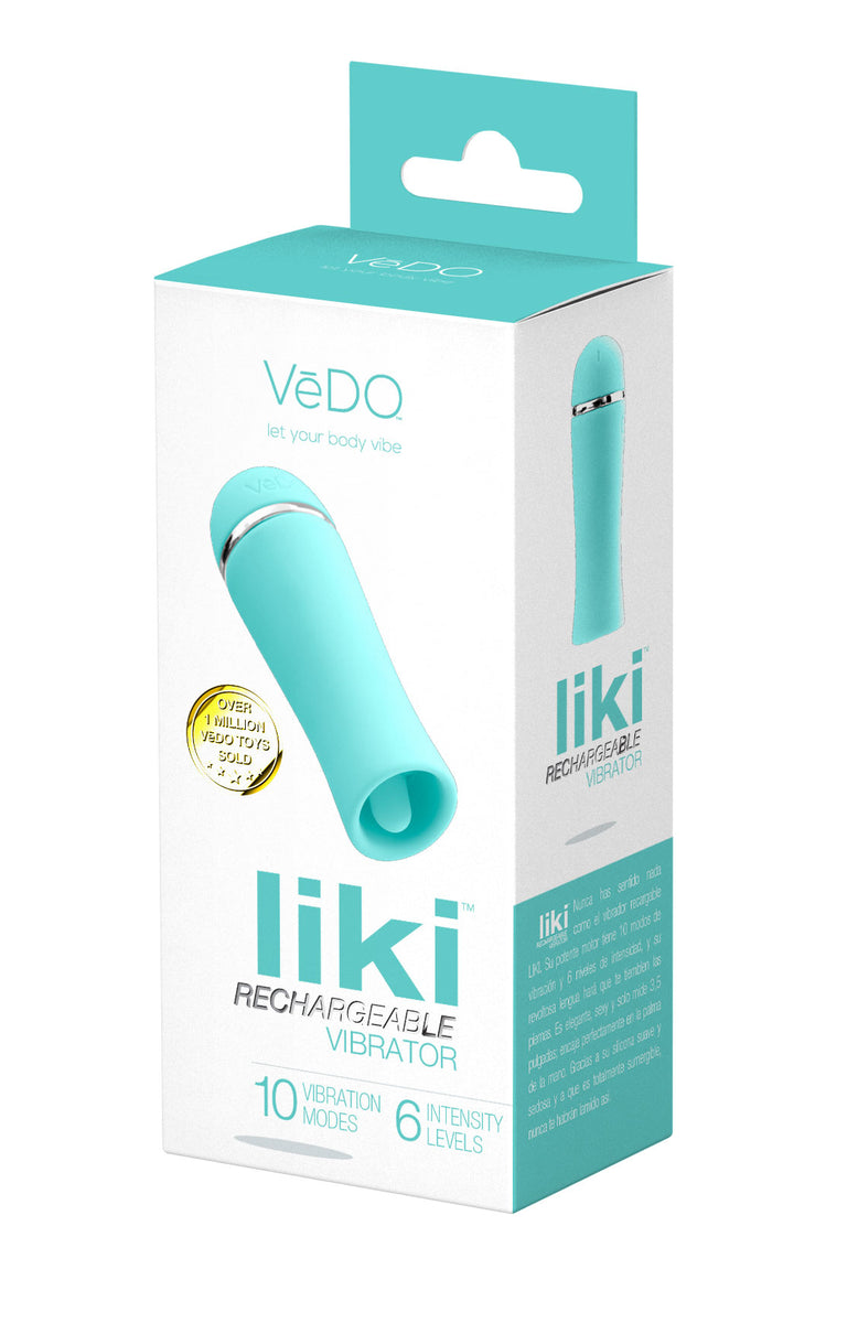 Liki Rechargeable Flicker Vibe - Tease Me Turqoise VeDO