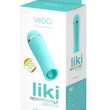 Liki Rechargeable Flicker Vibe - Tease Me Turqoise VeDO