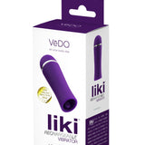 Liki Rechargeable Flicker Vibe - Deep Purple VeDO