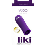 Liki Rechargeable Flicker Vibe - Deep Purple VeDO