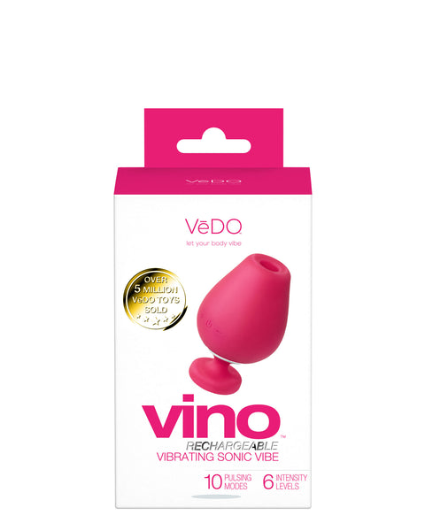 Vino Rechargeable Vibrating Sonic Vibe - Pink Sale Specials