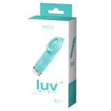 Luv Plus Rechargeable Mini Vibe - Tease Me Turquoise VeDO