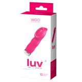 Luv Plus Rechargeable Mini Vibe - Hot in Bed Pink VeDO