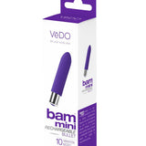 Bam Mini Rechargeable Bullet Vibe - Indigo VeDO