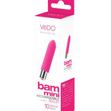 Bam Mini Rechargeable Bullet Vibe - Foxy Pink VeDO