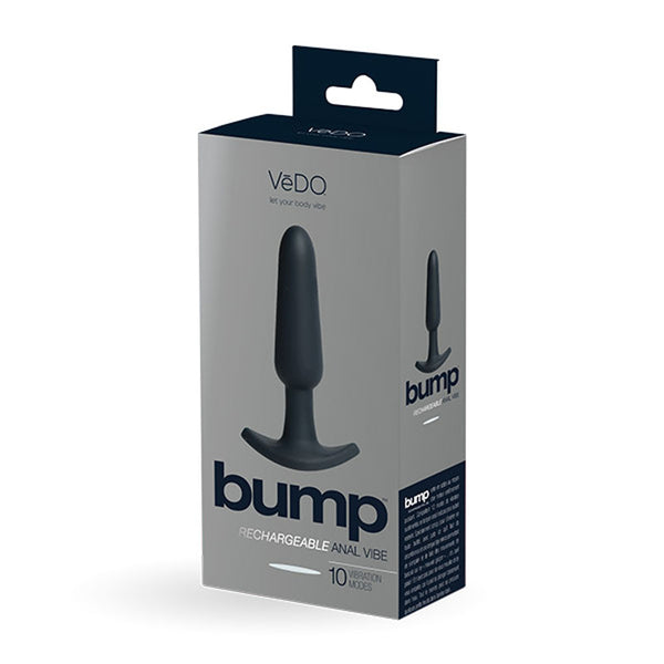 Bump Rechargeable Anal Vibe - Black VeDO