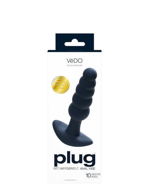 Plug Rechargeable Anal Vibe - Black Pearl VeDO