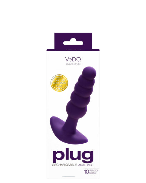 Plug Rechargeable Anal Vibe - Deep Purple Sale Specials