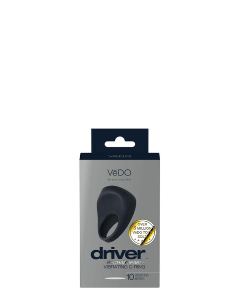 Driver Rechargeable Vibrating C-Ring - Black VeDO