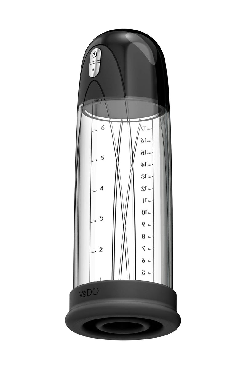 Pump Rechargeable Vacuum Penis - Just Black VeDO