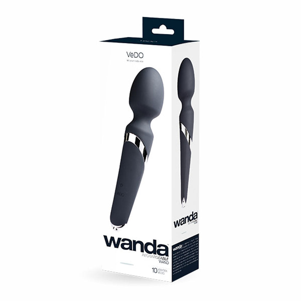 Wanda Rechargeable Wand - Just Black VeDO