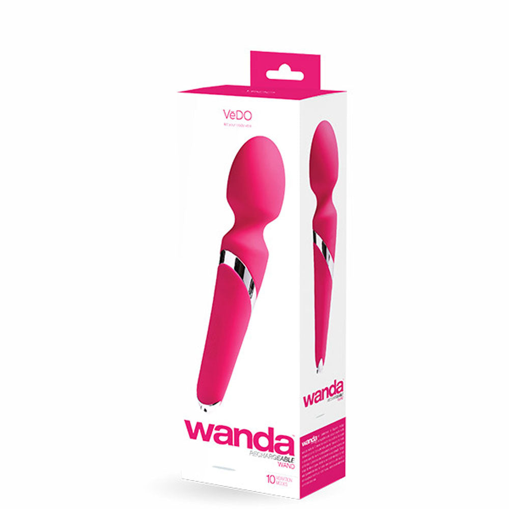 Wanda Rechargeable Wand - Foxy Pink VeDO