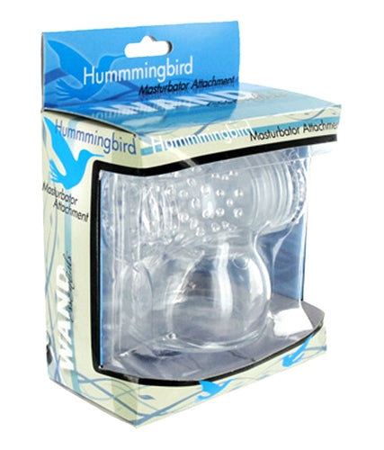 Hummmingbird Masturbator Attachment - Clear XR Brands Wand Essentials