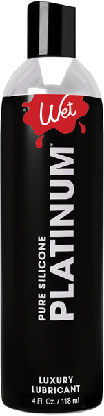 Wet Platinum - Luxury Silicone Based Lubricant 4 Oz Wet