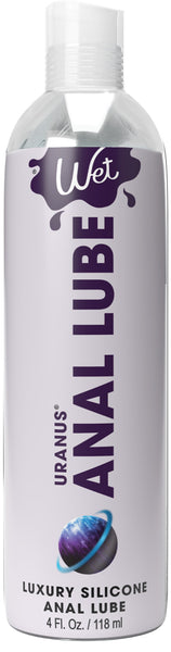 Wet Uranus Anal Lube - Premium Silicone Based  Lubricant 4 Oz Wet