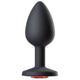 Cloud 9 Novelties Gems Jeweled Silicone Anal Plug  - Small Cloud 9 Novelties