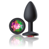 Cloud 9 Novelties Gems Jeweled Silicone Anal Plug  - Small Cloud 9 Novelties