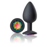 Cloud 9 Novelties Gems Jeweled Silicone Anal Plug  - Large Cloud 9 Novelties