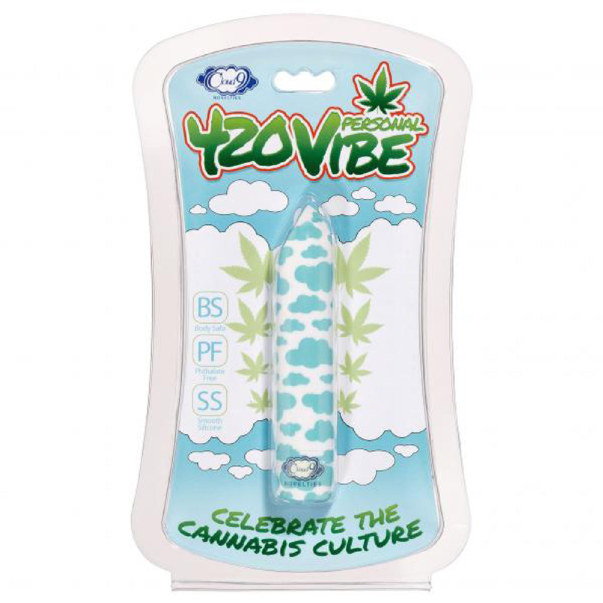 420 Slim Vibe Cloud - White/blue Cloud 9 Novelties