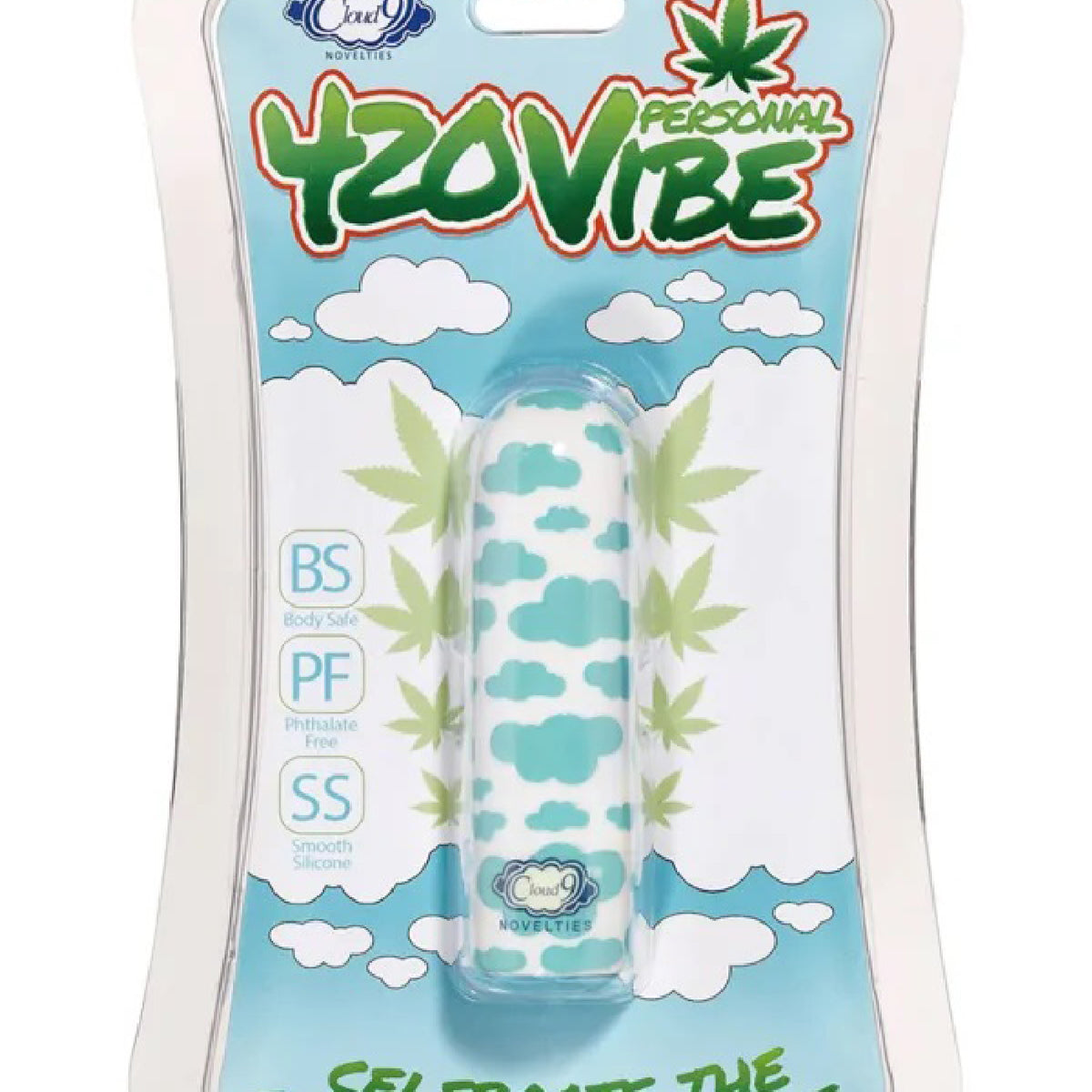 420 Stubby Vibe Cloud - White/blue Cloud 9 Novelties