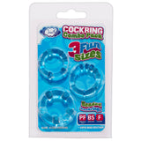 Cockring Combo Beaded - Clear Cloud 9 Novelties